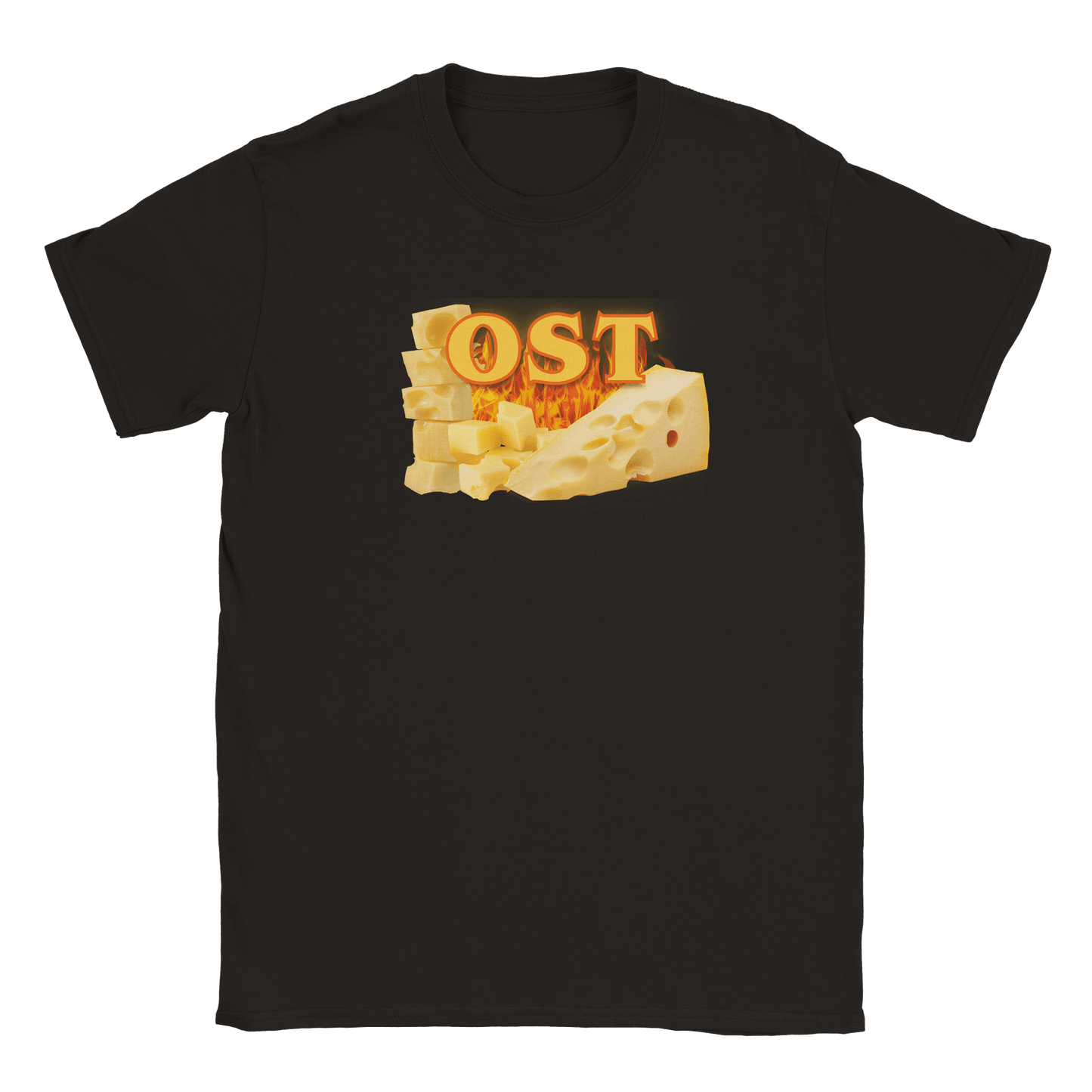 Rachael – Unisex Cheese Print T-Shirt
