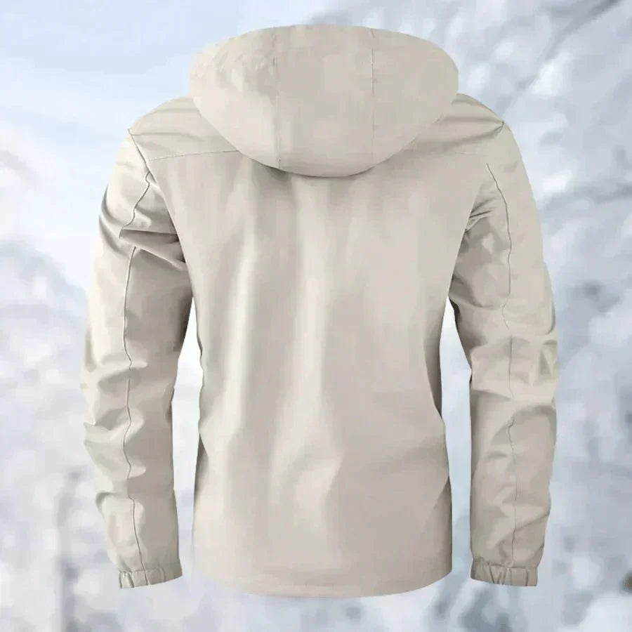 Men's Winter Outdoor Waterproof Parka Jacket with Removable Hood – All-Weather Adventure Style