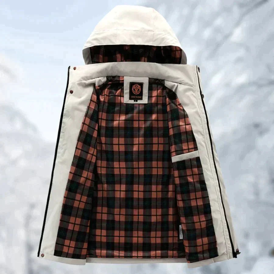 Men's Winter Outdoor Waterproof Parka Jacket with Removable Hood – All-Weather Adventure Style
