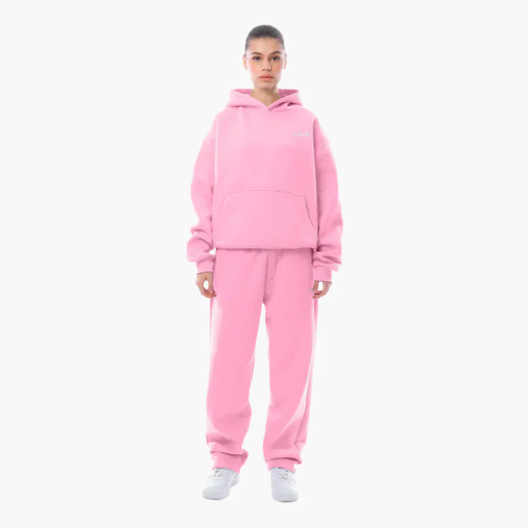 Women's Casual Relaxed Fit Hoodie and Sweatpants Set – Everyday Loungewear Style