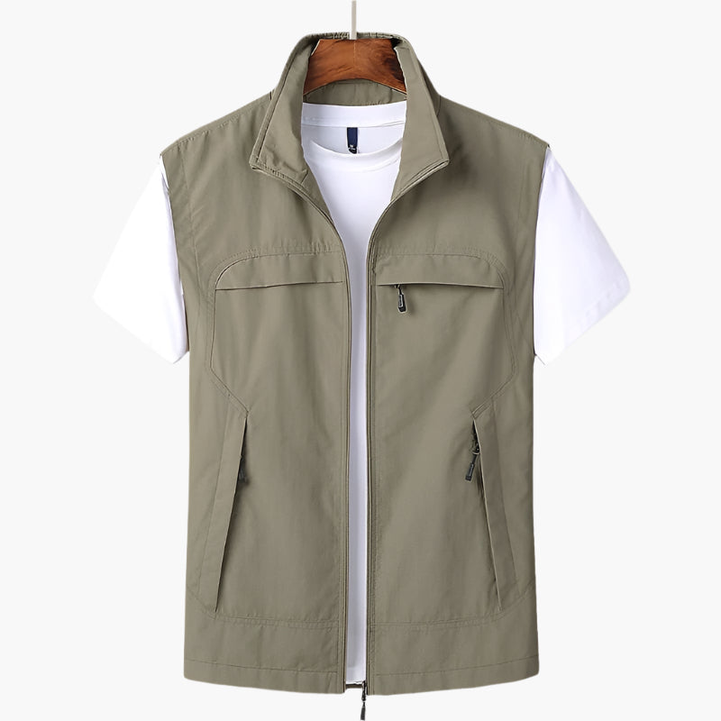 Men's Modern Outdoor Utility Vest – Versatile All-Season Layer