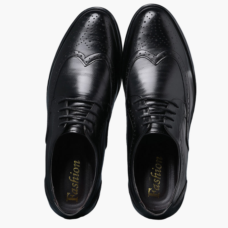 Men's Formal Oxford Brogue Dress Shoes Classic Business Style
