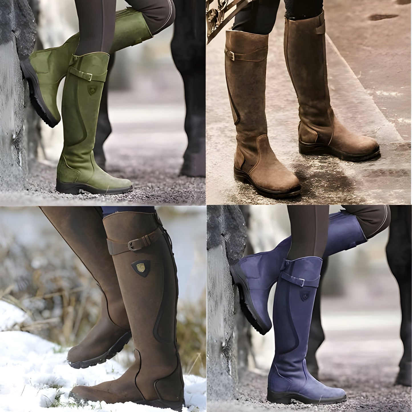 Women's Lightweight Waterproof Riding Boots for Outdoor Activities