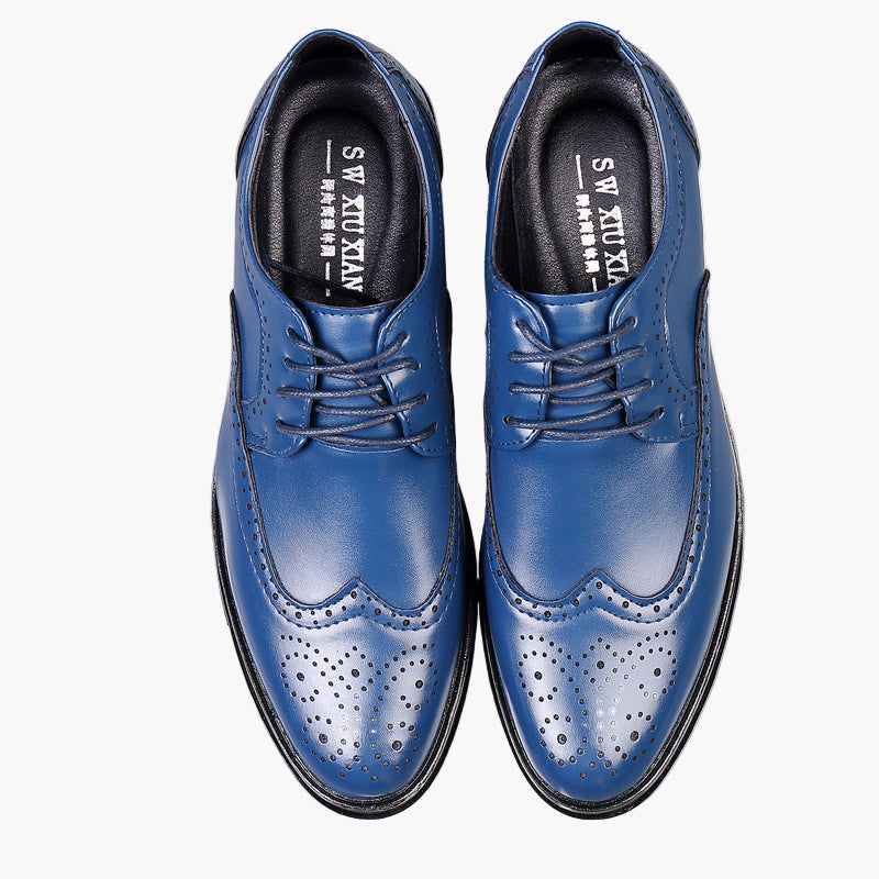 Men's Formal Oxford Brogue Dress Shoes Classic Business Style