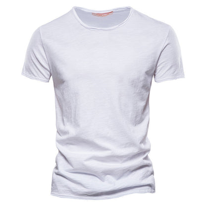 Stuart – Men's Slim Solid Color Short Sleeve T-shirt