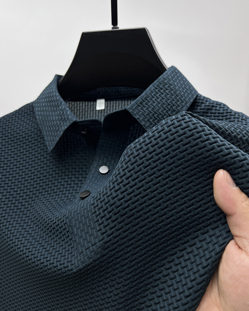 Glen – Mesh Ice Silk Short Sleeve T-shirt