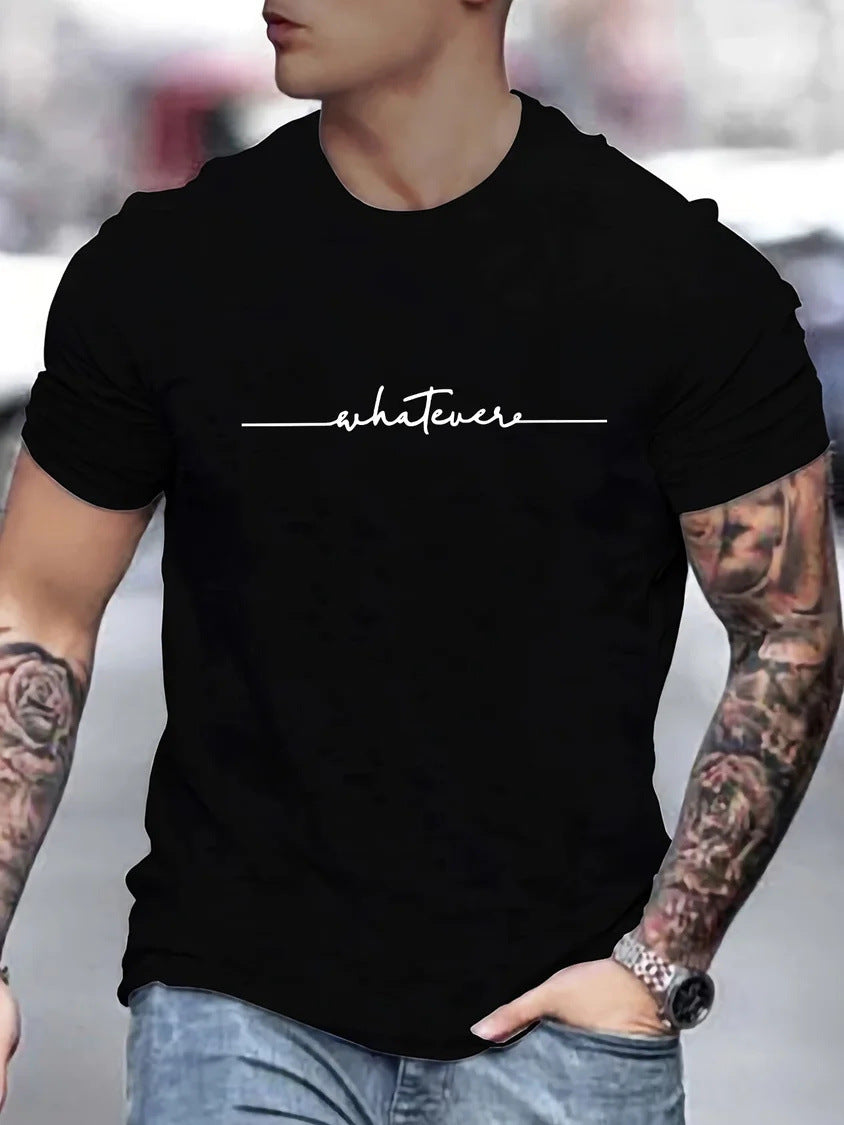 Rodney – Plus Size Funny Printed Casual Round Neck T-shirt