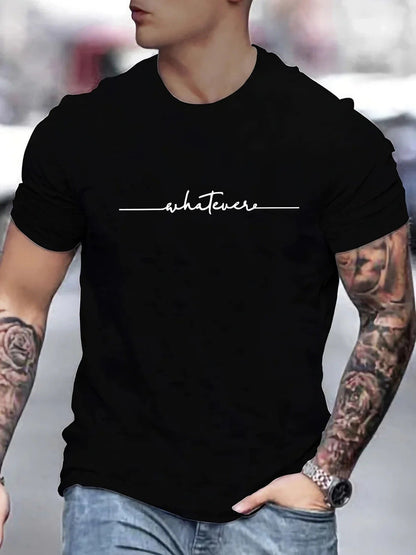 Rodney – Plus Size Funny Printed Casual Round Neck T-shirt