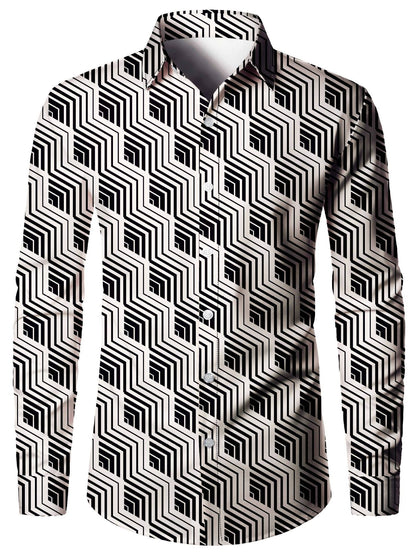 Reginald – Men's 3D Digital Printed Slim Cardigan