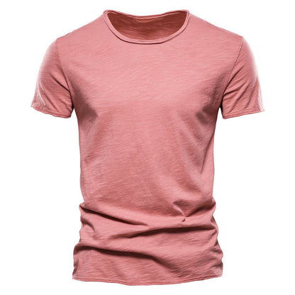 Stuart – Men's Slim Solid Color Short Sleeve T-shirt