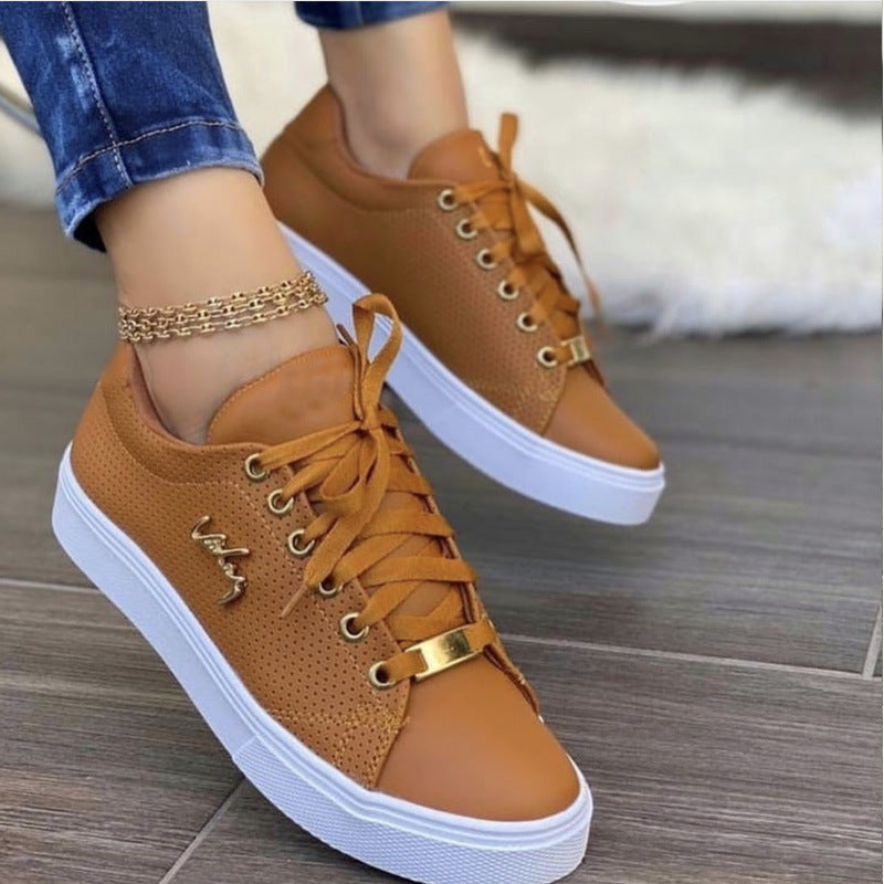 Catherine – Breathable Lace-up Sneakers