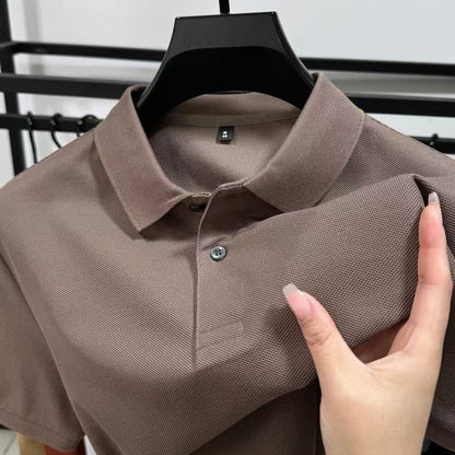 Gerald – Embroidered Fashion T-shirt with Lapel