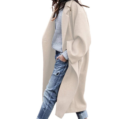 Natasha – Casual Long Jacket with Pockets