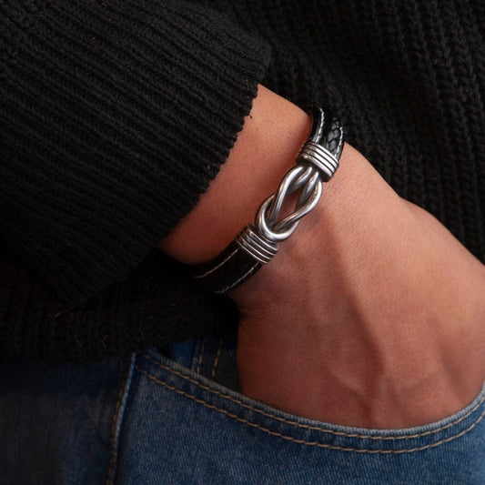 Jamie – Men's Elegant Bracelet with Personal Wishes