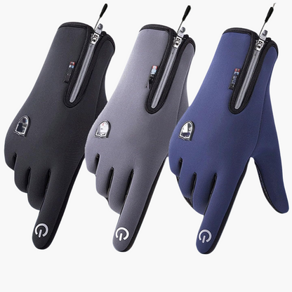 Men's and Women's Winter Outdoor Waterproof Touchscreen Gloves for Sports and Commuting