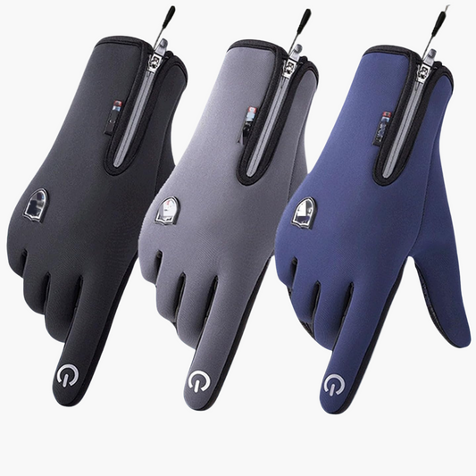 Men's and Women's Winter Outdoor Waterproof Touchscreen Gloves for Sports and Commuting
