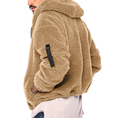 Isaac – Plush Hooded Jacket for Men