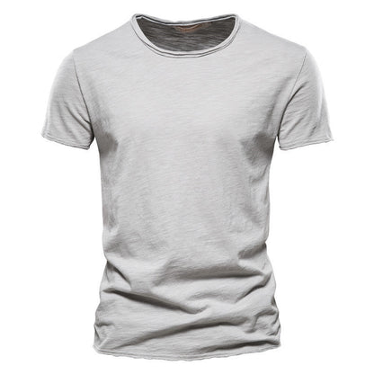 Stuart – Men's Slim Solid Color Short Sleeve T-shirt