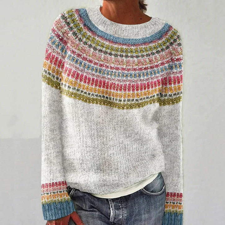 Gabrielle – Multicolor Loose Fashion Pullover Sweater