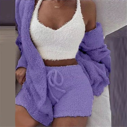 Tanya – Cozy Women's Pajama Set with Vest and Shorts