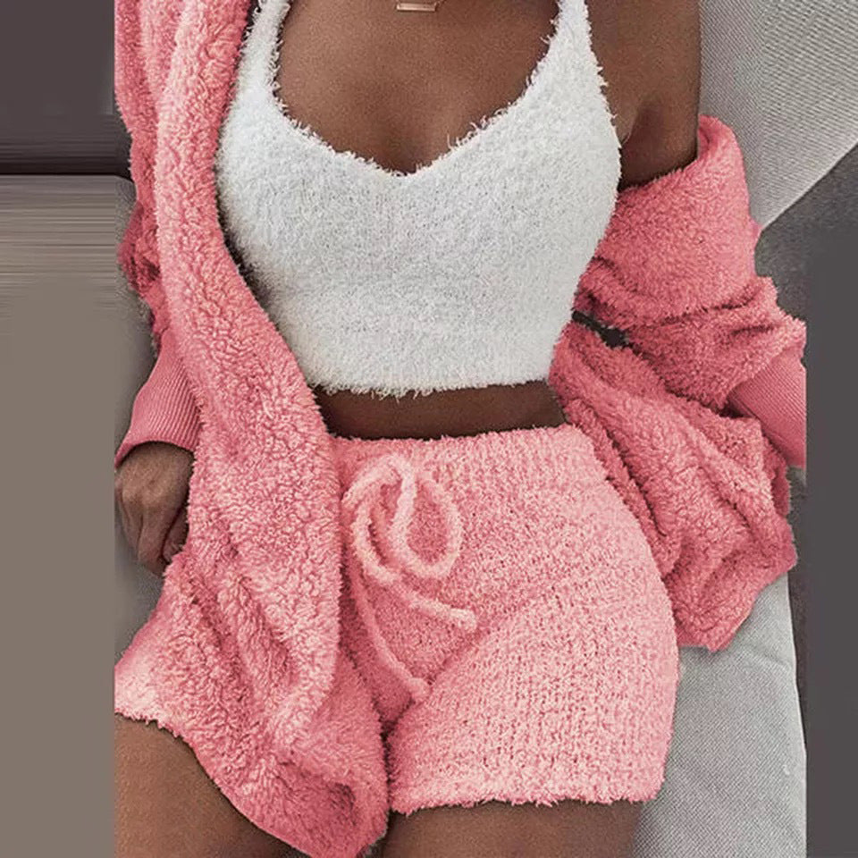 Tanya – Cozy Women's Pajama Set with Vest and Shorts