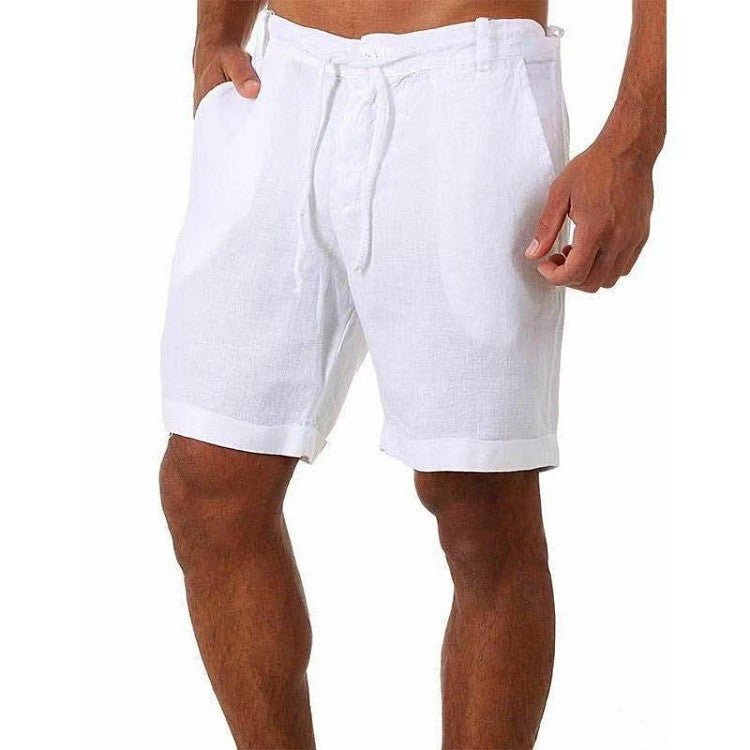 Kevin – Solid Color Lace-up Sweatpants