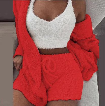 Tanya – Cozy Women's Pajama Set with Vest and Shorts