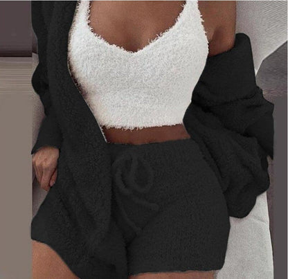 Tanya – Cozy Women's Pajama Set with Vest and Shorts