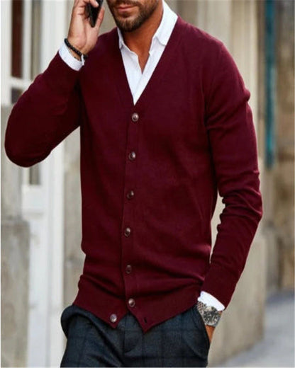 Cameron – Simple Casual Men's Sweater Jacket