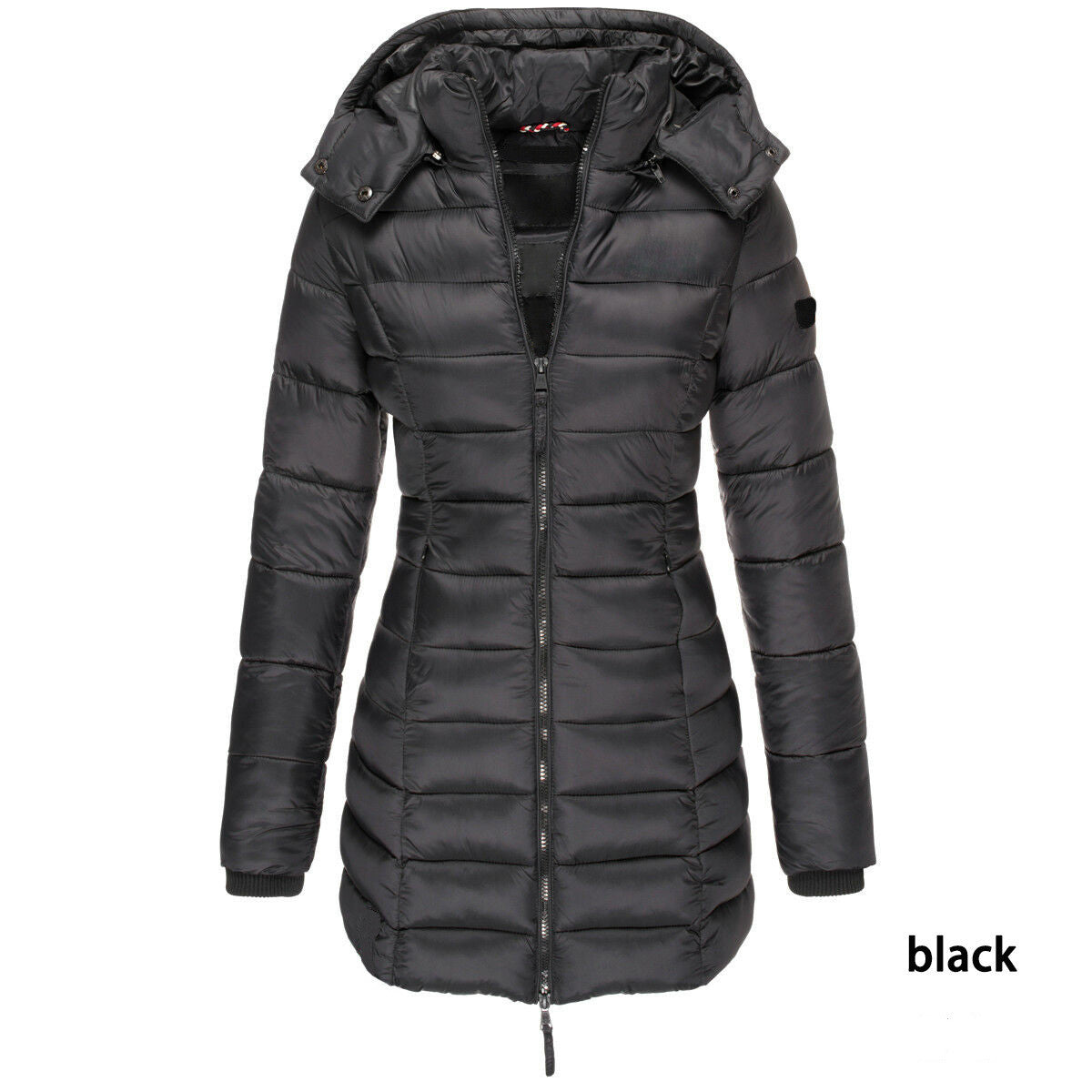 Linda – Mid-length Slim-fit Quilted Jacket