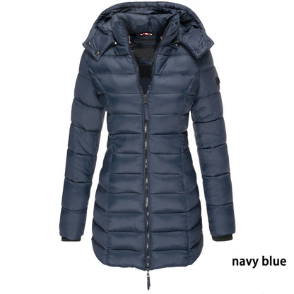 Linda – Mid-length Slim-fit Quilted Jacket