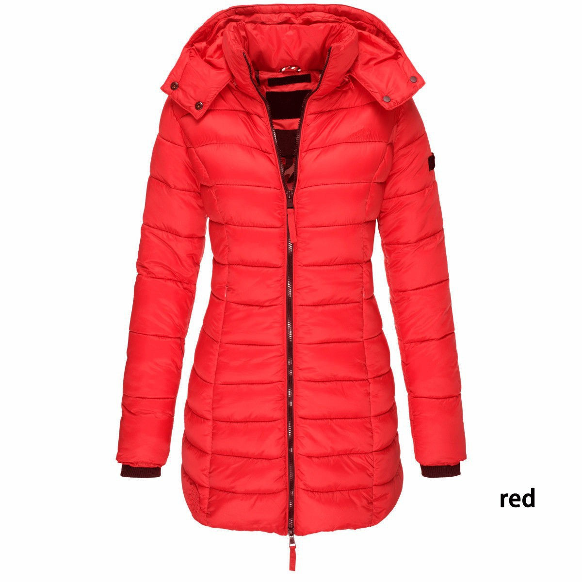 Linda – Mid-length Slim-fit Quilted Jacket