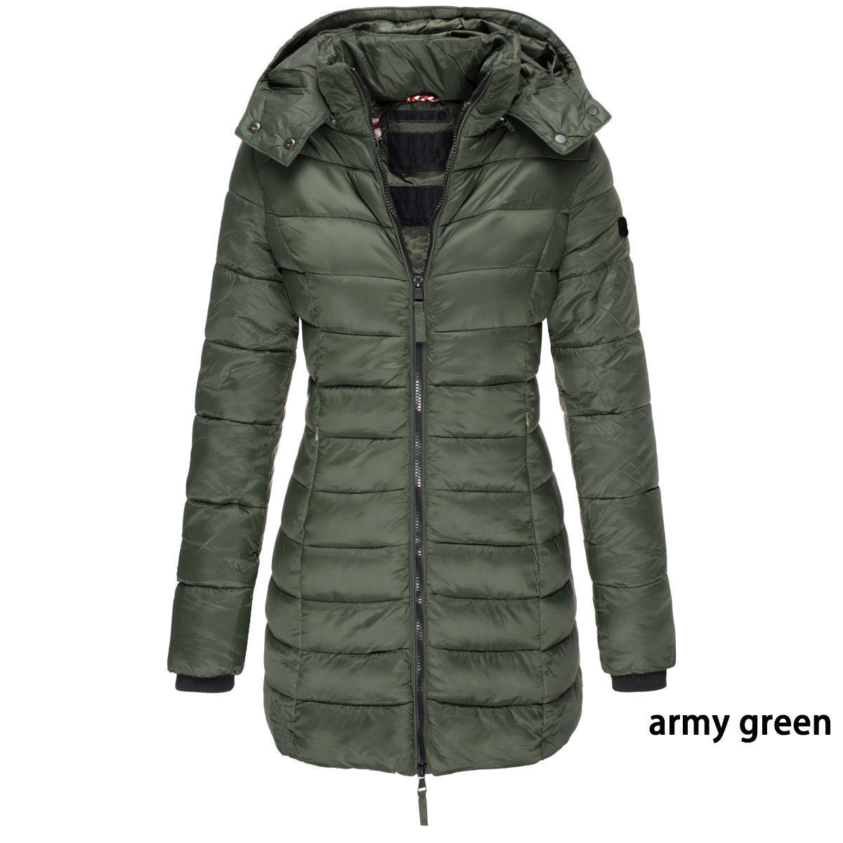 Linda – Mid-length Slim-fit Quilted Jacket