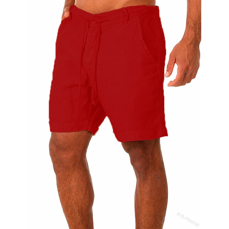 Kevin – Solid Color Lace-up Sweatpants