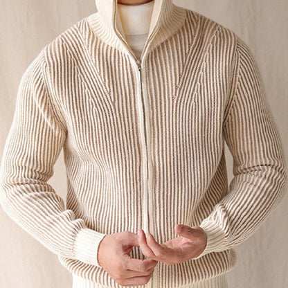 Christopher – Retro Art Style Men's Cardigan