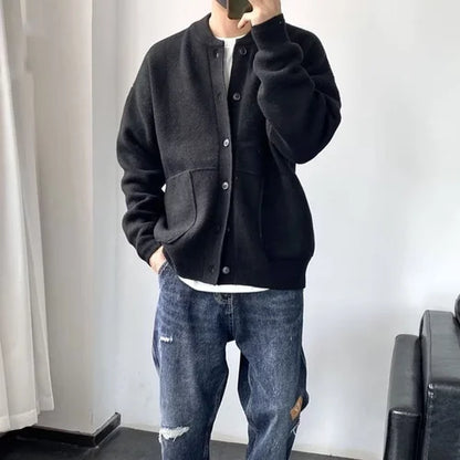 Men's Classic Button Cardigan for Casual and Smart Outfits