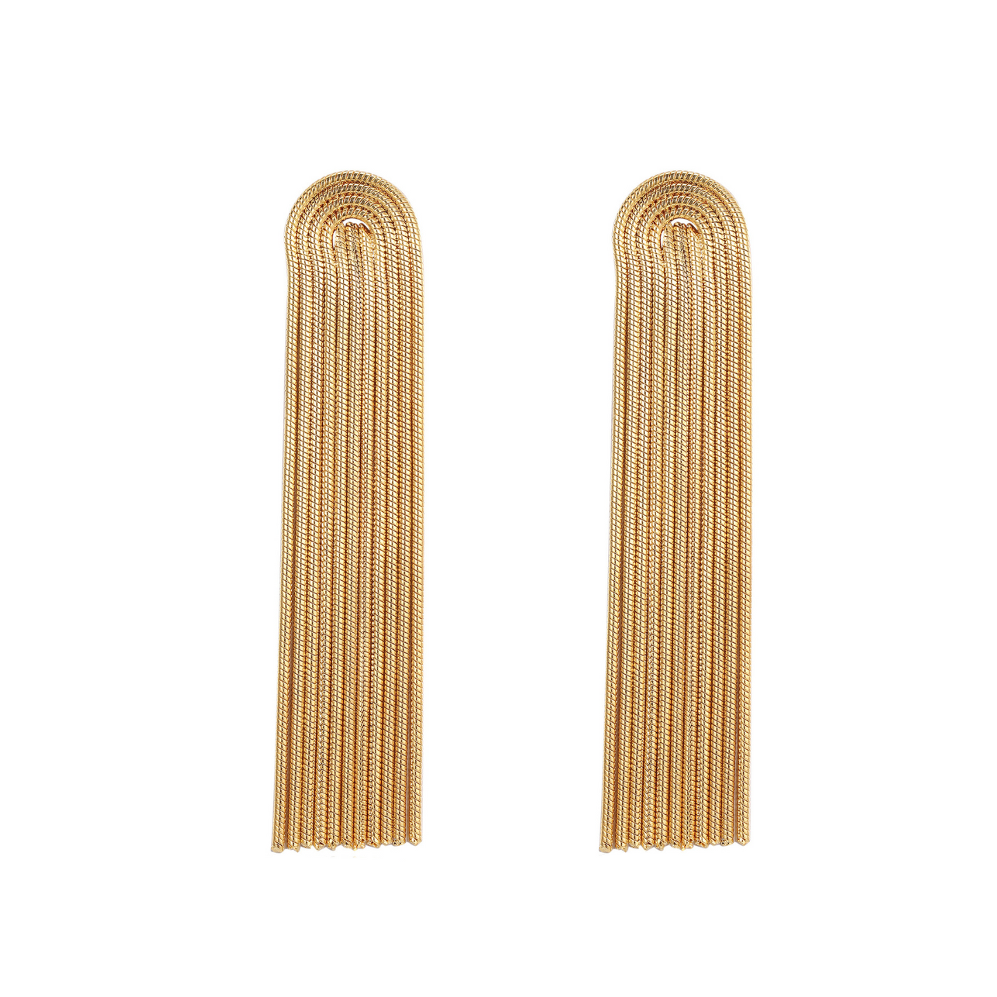 Katy – Women's Elegant Fringe Earrings with Long Tassel Design