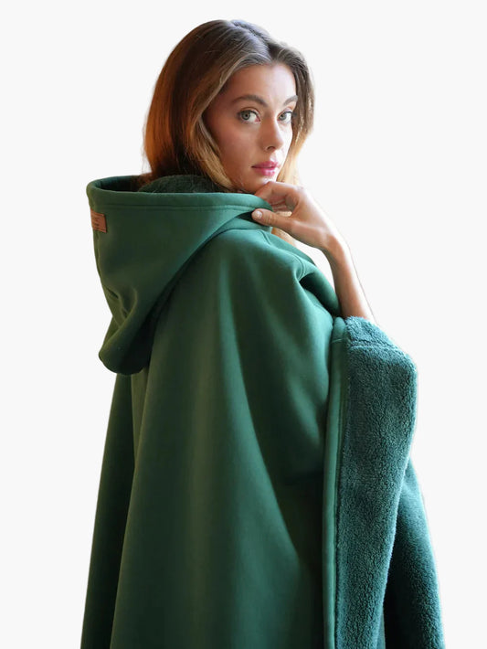 Women's Oversized Relaxed Hoodie Blanket – Ultra-Comfort Loungewear for Home & Leisure