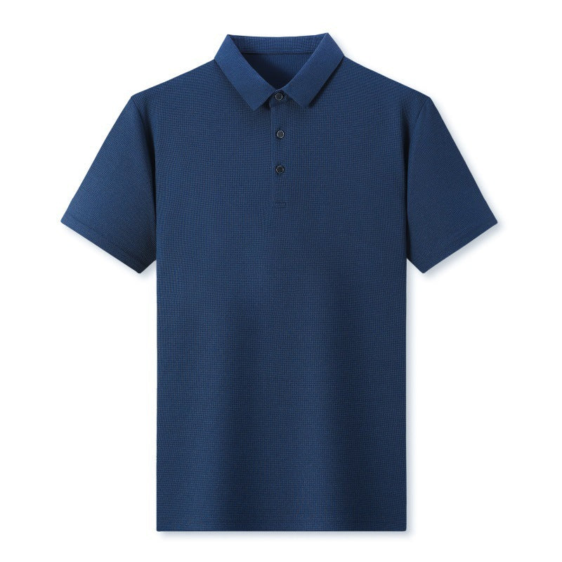 Jonathan – Summer Solid Color Waffle Short-sleeved T-shirt