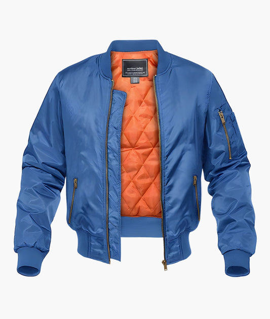 Men's Bomber Jacket – Relaxed Fit, Quilted Lining, Urban Style Outerwear