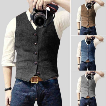 Alfred – Elegant, Sleek, Stylish Vest for Men