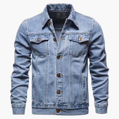 Men's Classic Denim Jacket Versatile Everyday Style