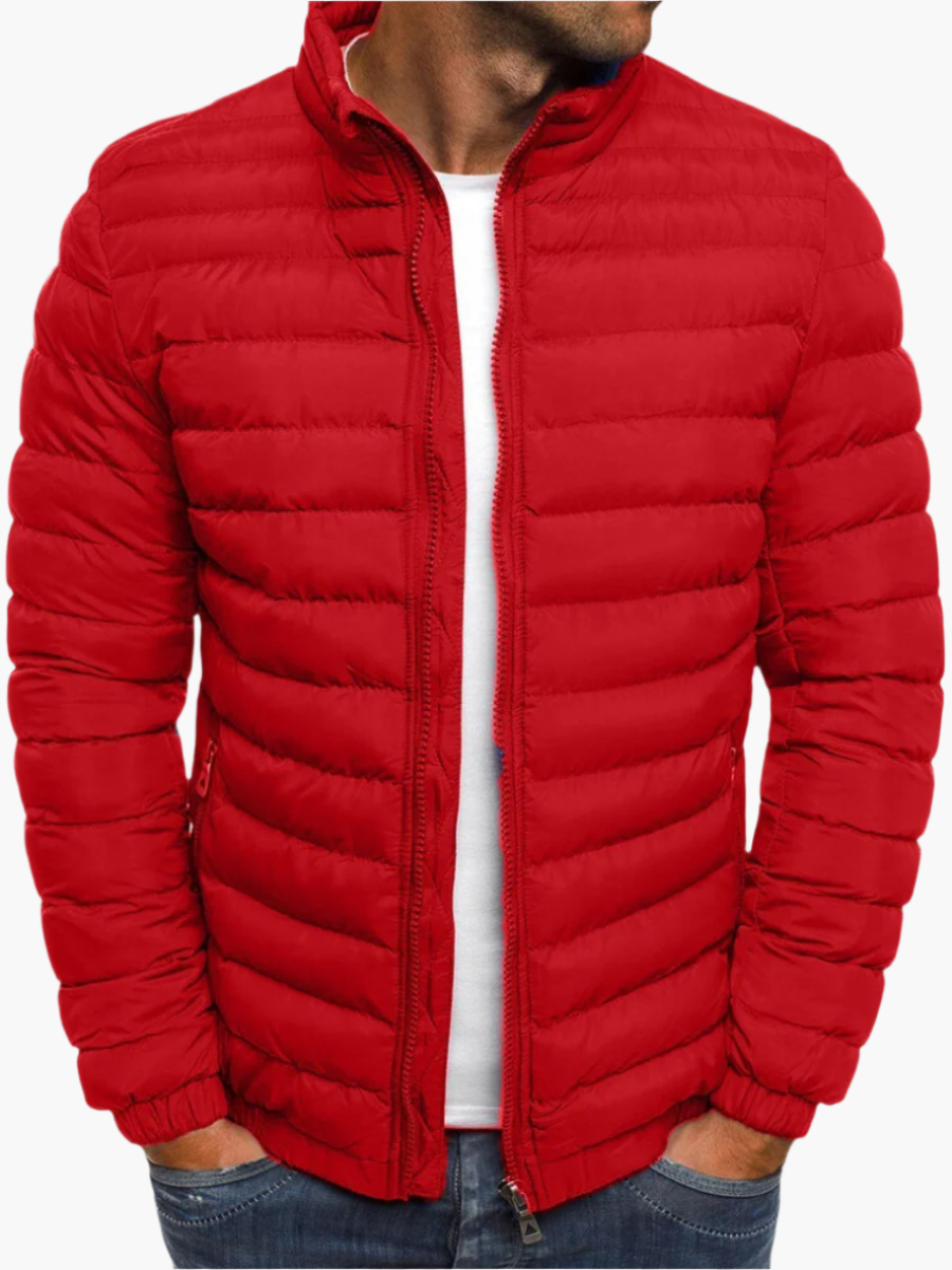 Men's Modern Quilted Puffer Jacket – Stylish Everyday Warmth and Comfort