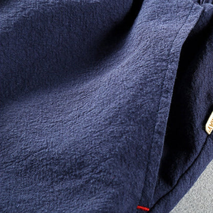 Men's Japan-Style Casual Drawstring Trousers for Travel and Everyday Wear