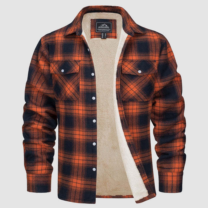 Ruby – Fleece Lined Plaid Jacket