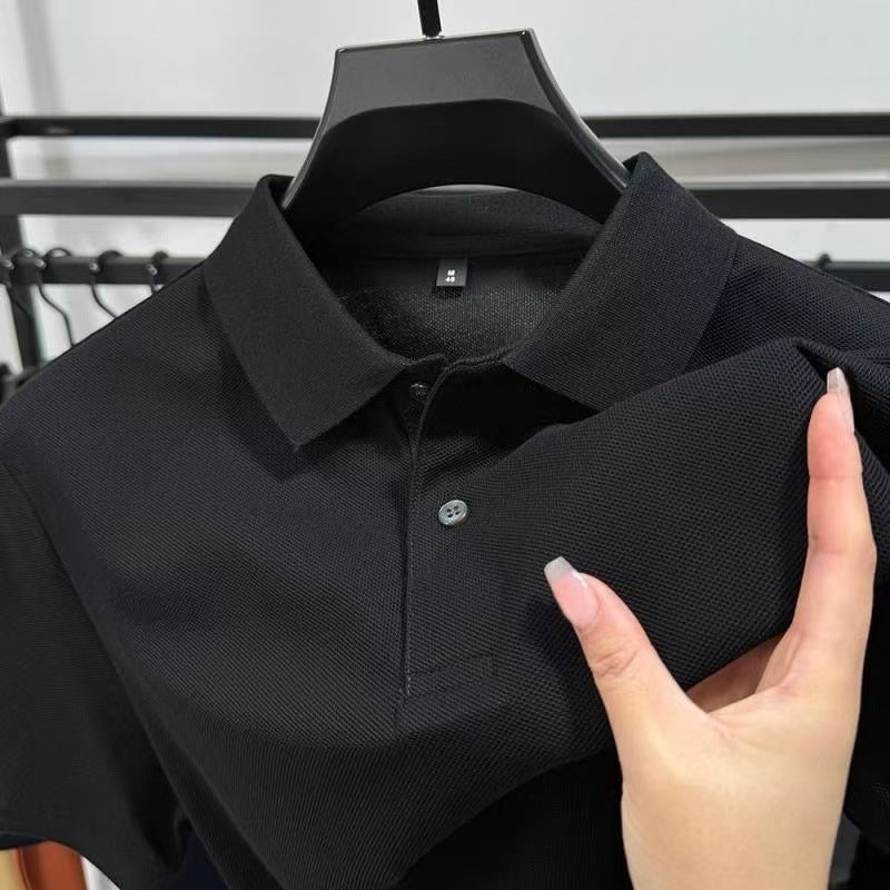 Gerald – Embroidered Fashion T-shirt with Lapel
