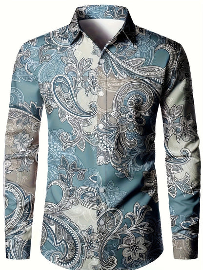 Reginald – Men's 3D Digital Printed Slim Cardigan