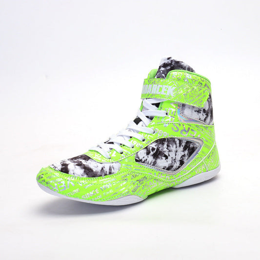 Jacob – High-Top Boxing Sneakers in Graffiti Style