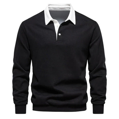 Langarm Polo Shirt