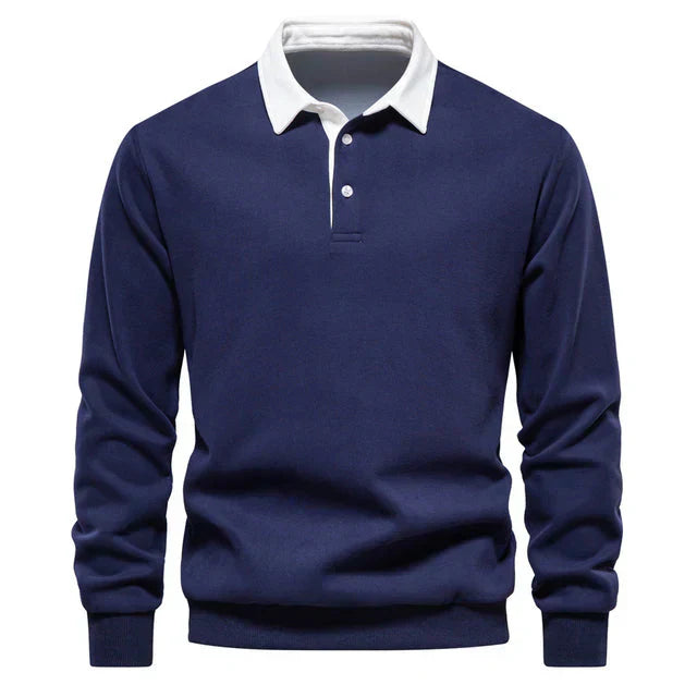 Langarm Polo Shirt